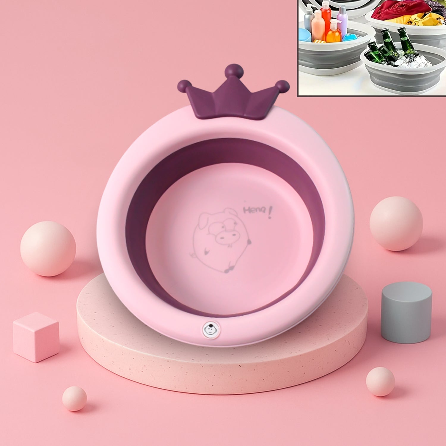 Premium Baby Bathtub with Non-Slip Base Premium Baby Bathtub with Non-Slip Base